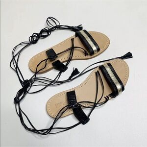 Capri Positano Sandals Strappy Ankle  Sz US 7 1/2